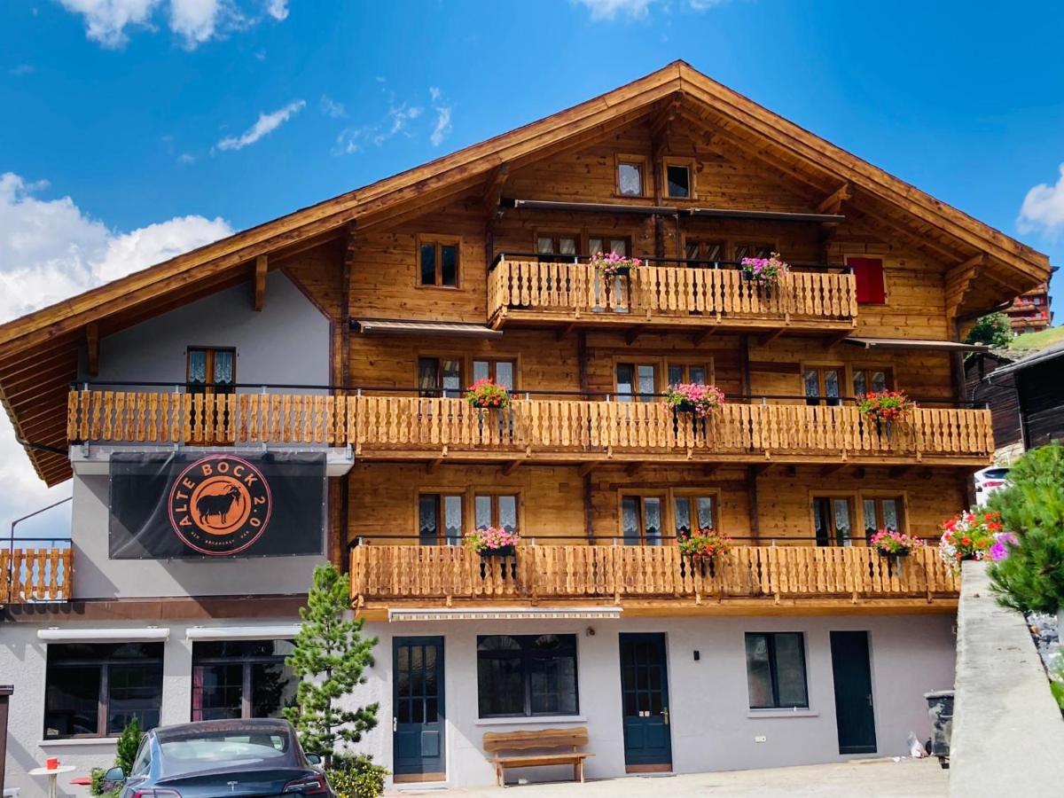 Alte Bock 2.0 Bed & Breakfast Grächen Dış mekan fotoğraf