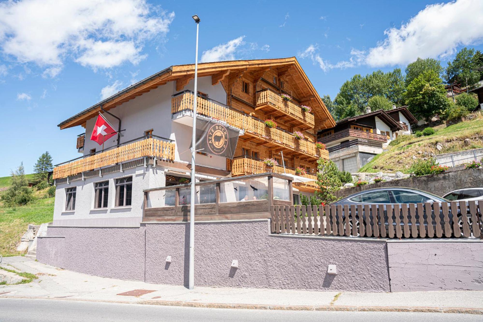 Alte Bock 2.0 Bed & Breakfast Grächen Dış mekan fotoğraf